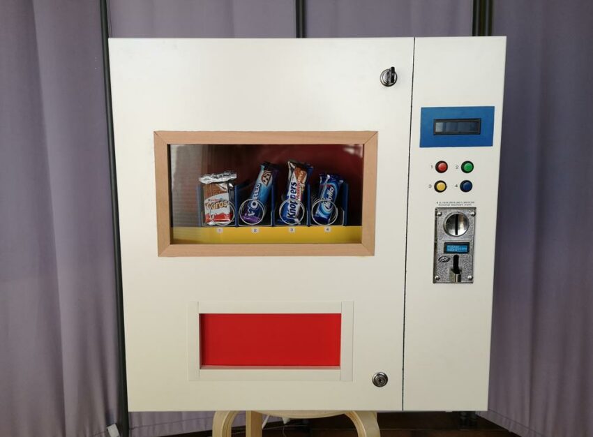Süßwarenautomat - Candy Vending Machine mit Arduino - fremdgesteuert.net
